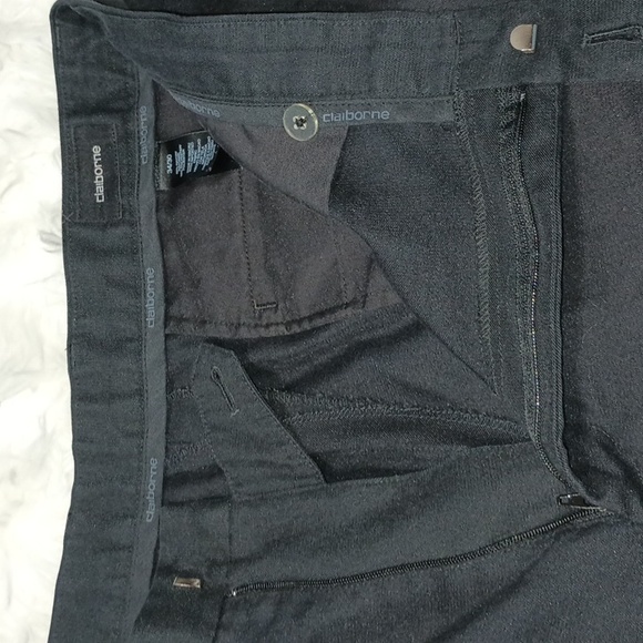 Men's Claiborne Black Pants 34x30 - Picture 3 of 3